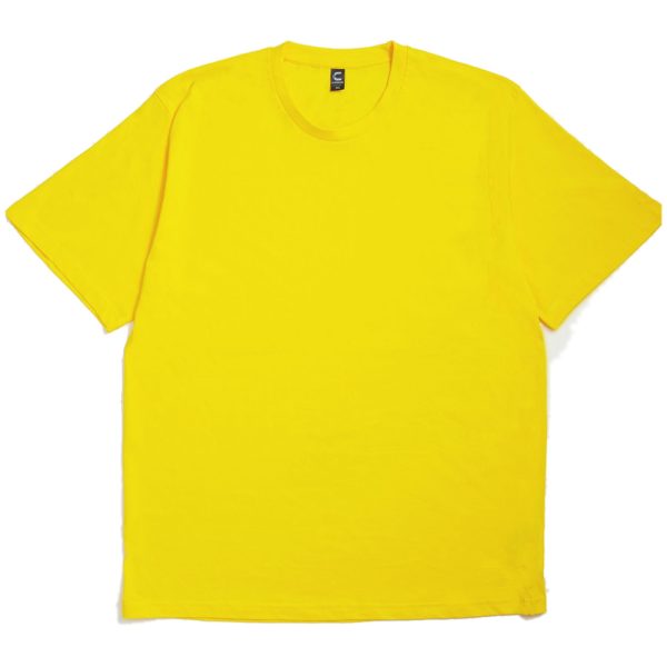 Yellow Cotton Classic Yellow T-shirt